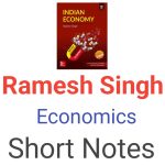 Ramesh Singh Economics Short Notes